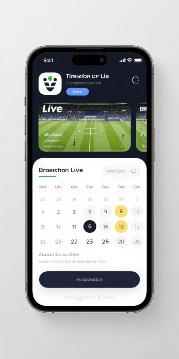英超直播App界面